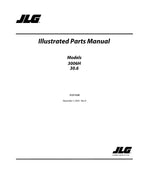 JLG 30.6 3006H Telehandler Parts Catalog Manual