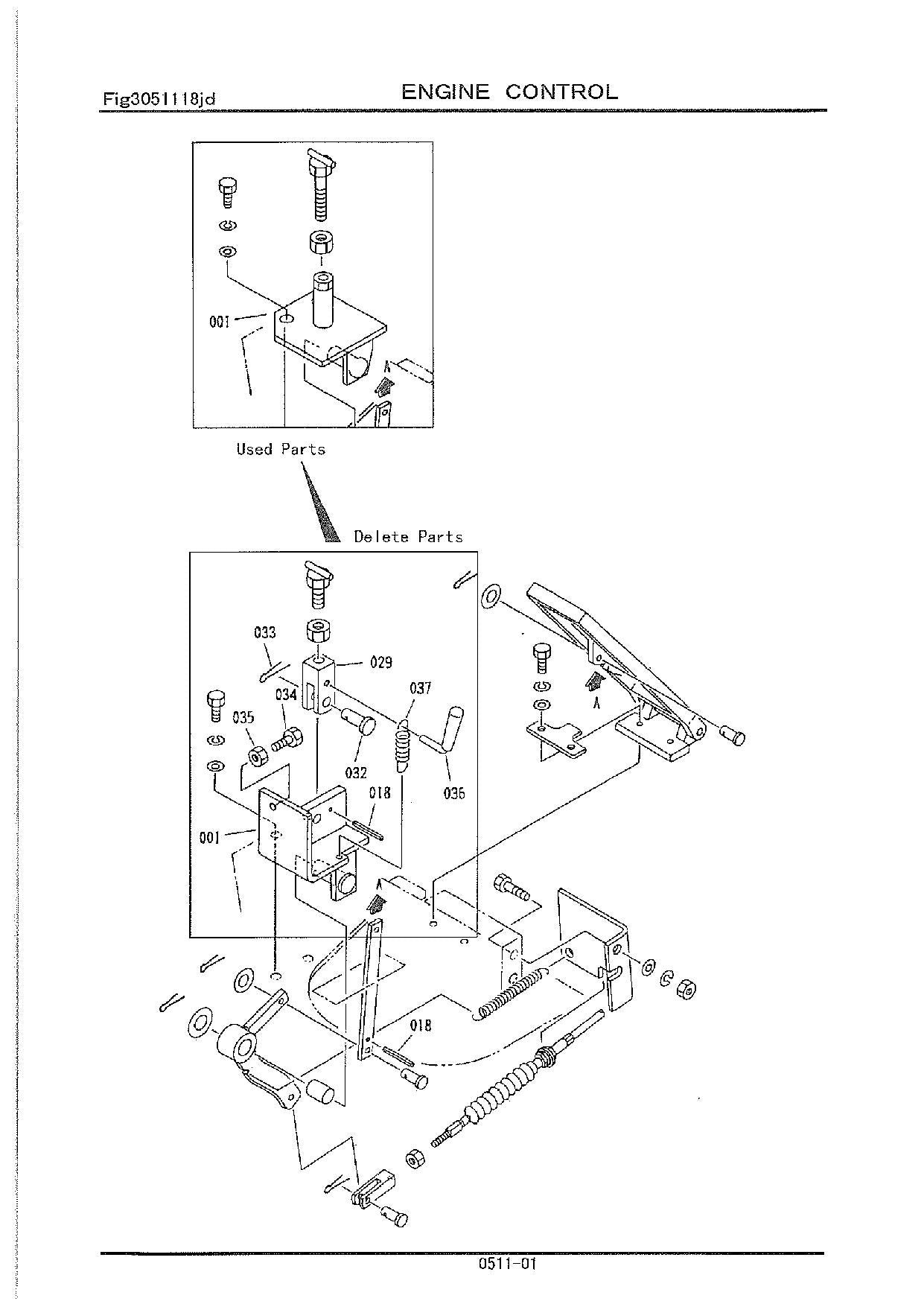 Hitachi FL305-1 ROPS CANOPY KIT SUPP. EXPORT Wheel Loader Parts Catalog Manual