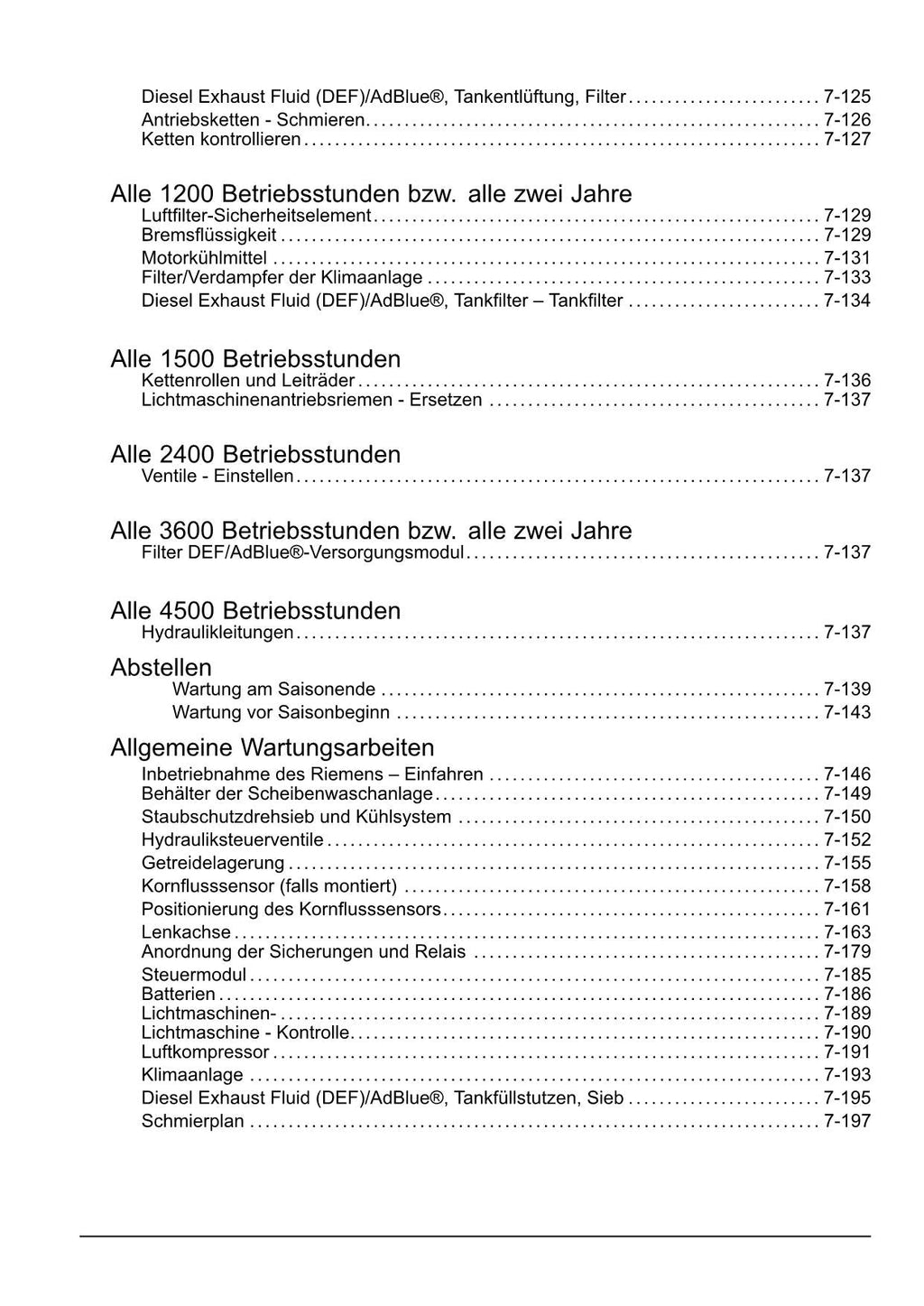 New Holland CX7 80 CX7 90 CX8 70 Mähdrescher Betriebsanleitung Ab 2001