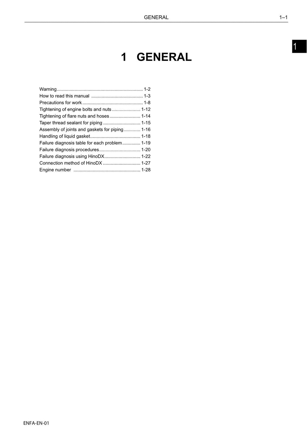Hitachi E13C-VV Interim Tier 4 Compatible Wheel Loader Engine Manual