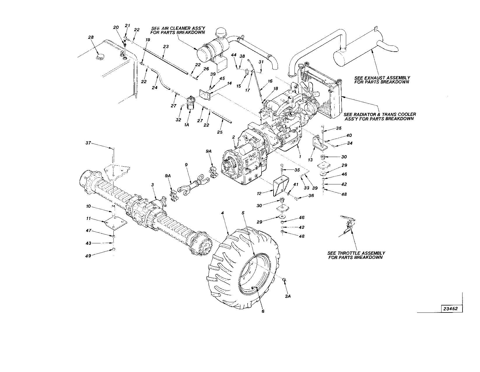 LULL 522 Telehandler Parts Catalog Manual
