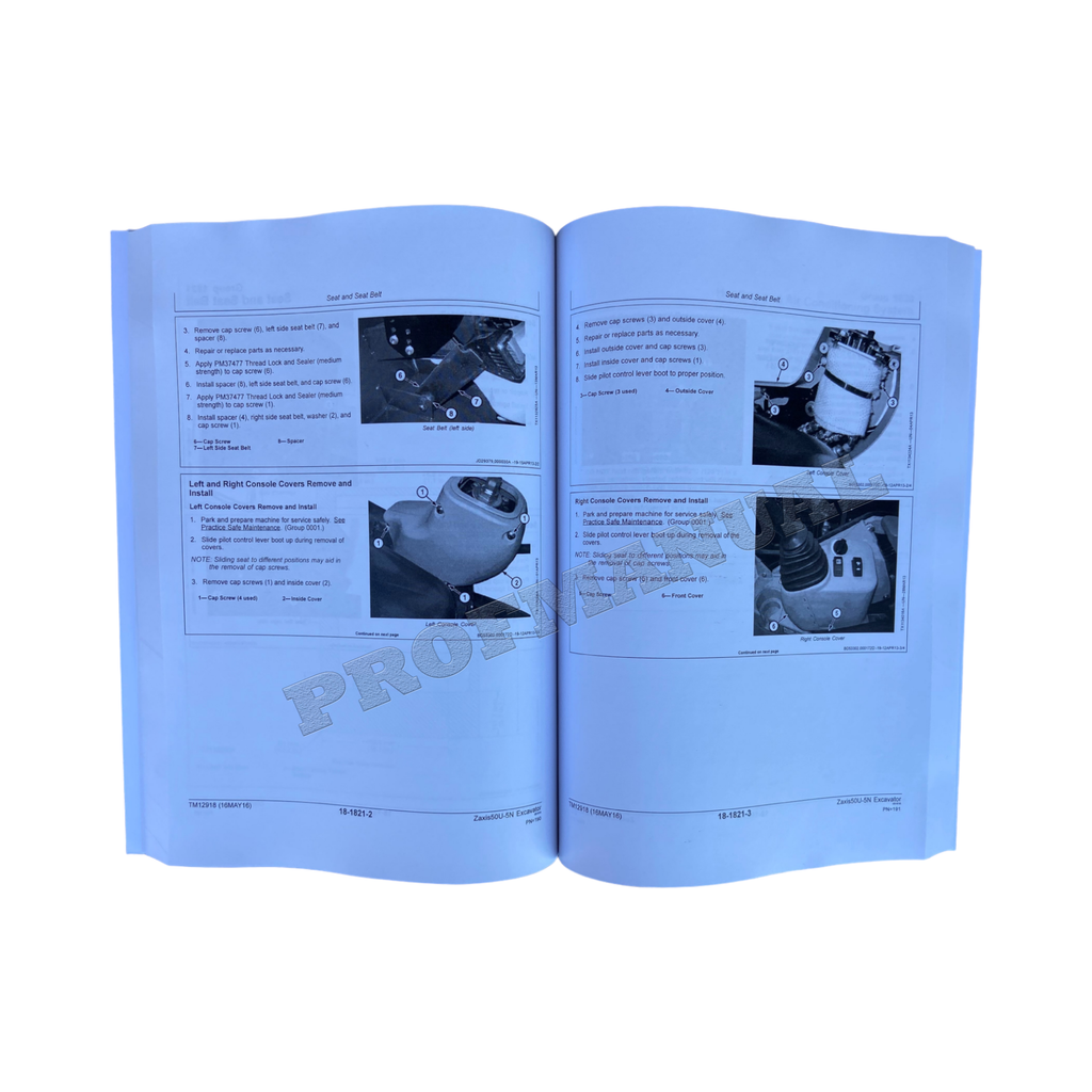 HITACHI ZAXIS 50U-5N EXCAVATOR REPAIR SERVICE MANUAL