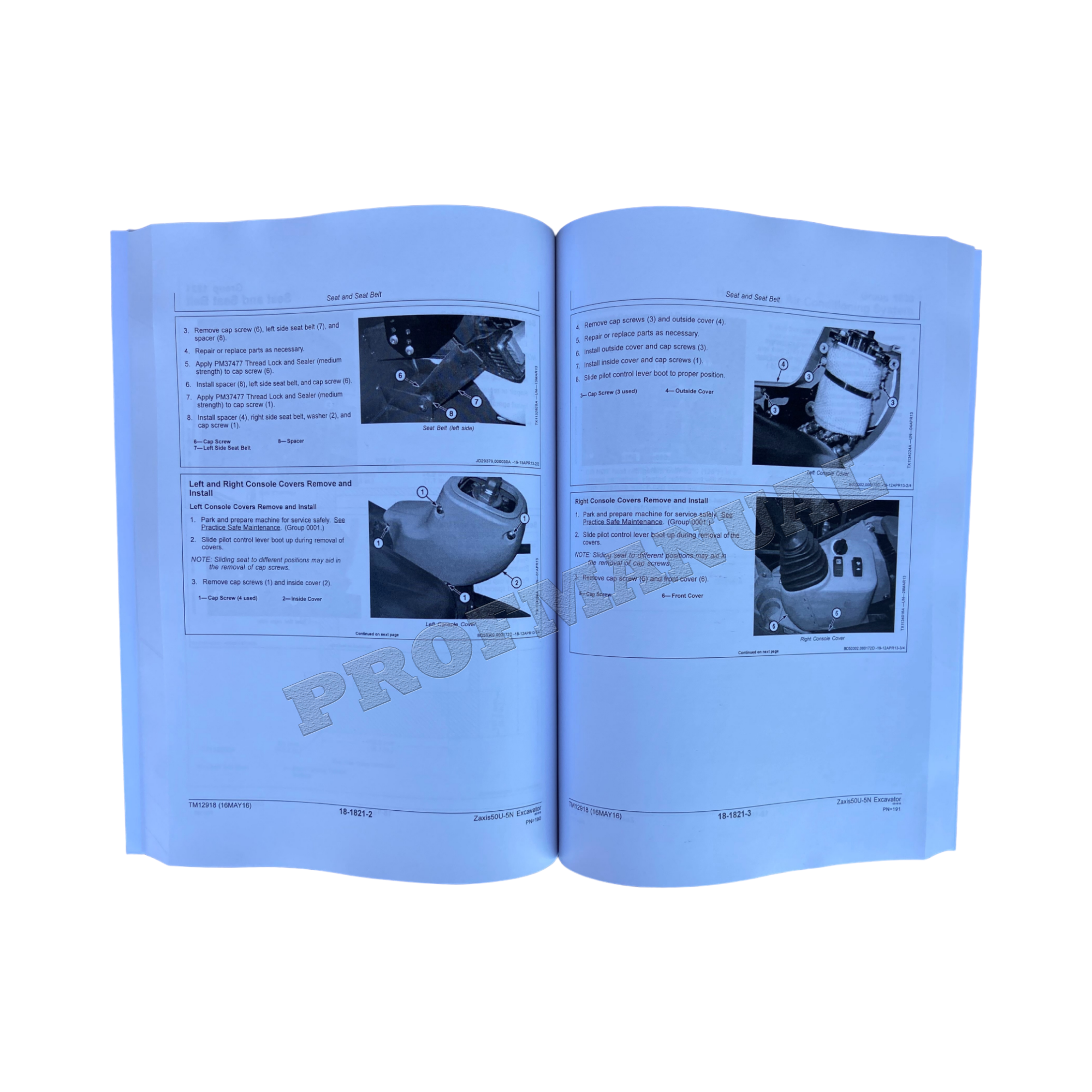HITACHI ZAXIS 50U-5N EXCAVATOR REPAIR SERVICE MANUAL
