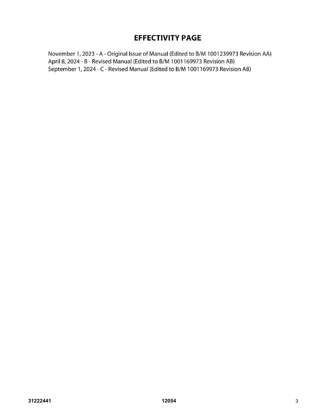 SKYTRAK 12054 Telehandler Parts Catalog Manual 31222441
