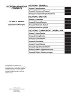 HITACHI ZAXIS ZX160LC-5G Excavator Operational Principle Technical Manual