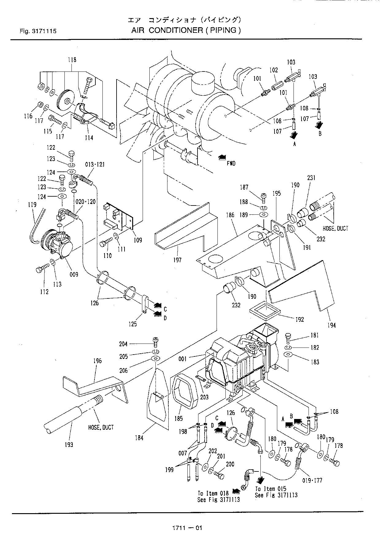 Hitachi FL365 Wheel Loader Equipment Component Parts Catalog Manual