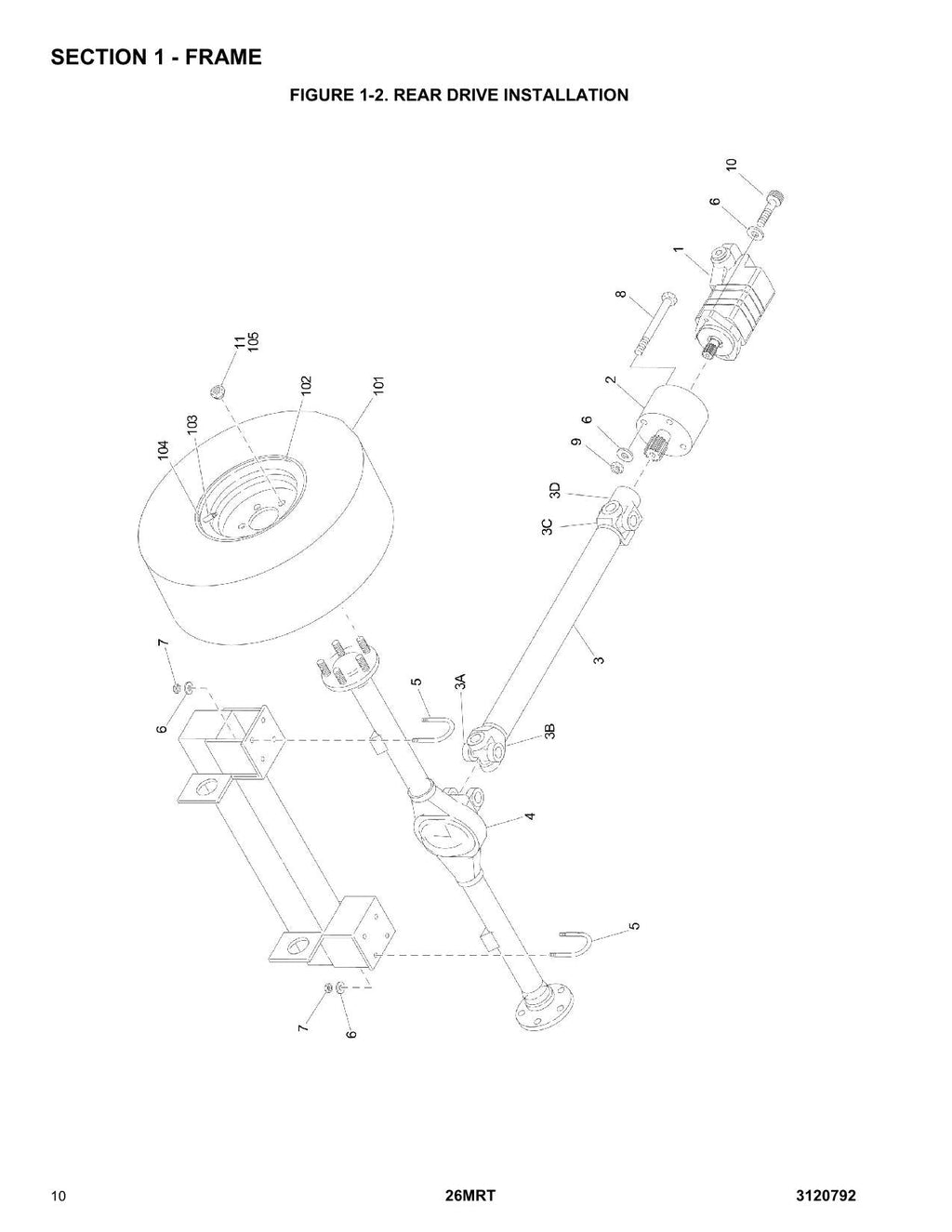 JLG 26MRT Scissor Lift Parts Catalog Manual 3120792