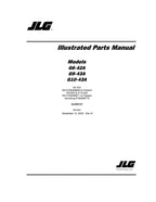 JLG G10-43A G6-42A G9-43A Telehandler Parts Catalog Manual