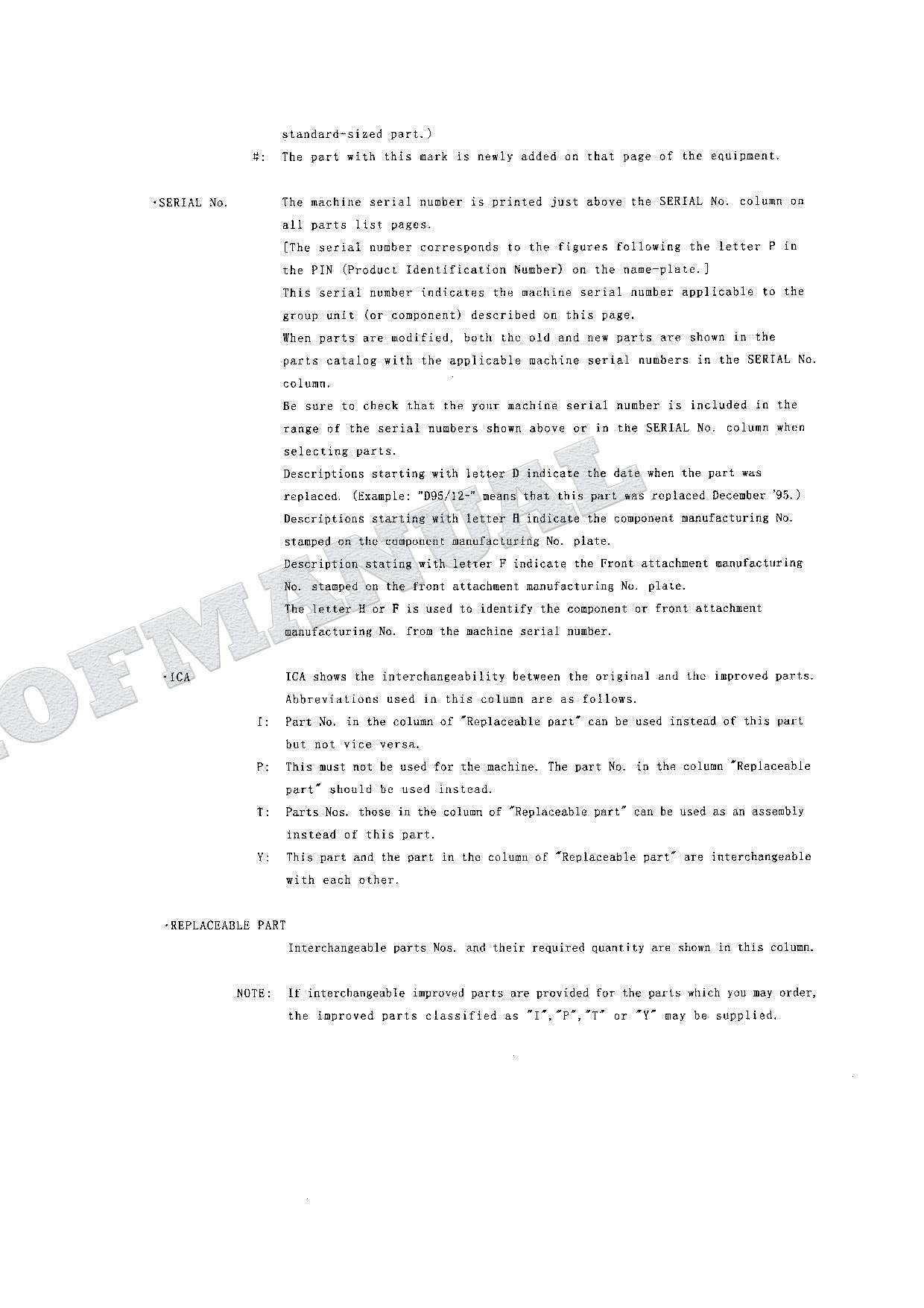 HITACHI EX100-5 EX100M-5 EX110M-5 EX100-5E Excavator Parts Catalog Manual