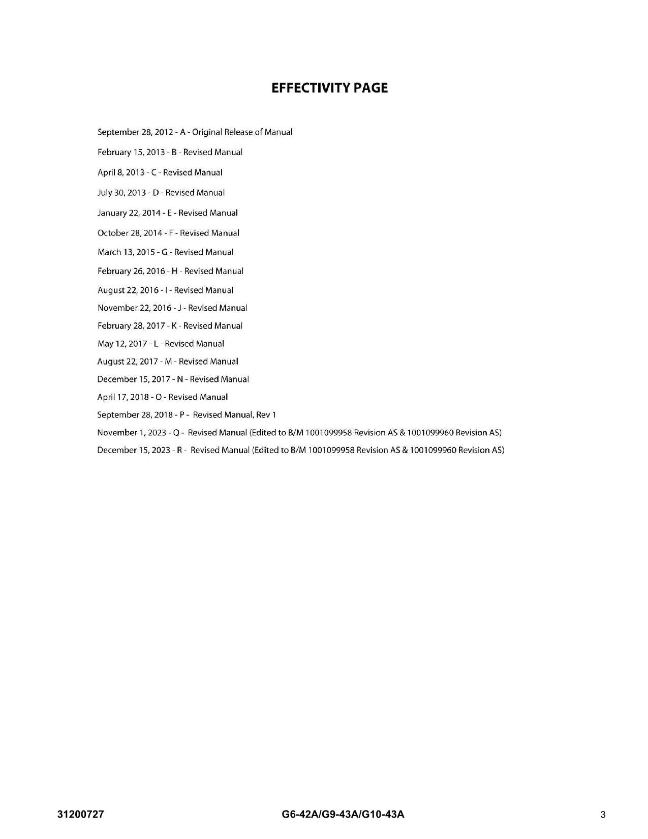 Manual del catálogo de piezas del manipulador telescópico JLG G10-43A G6-42A G9-43A