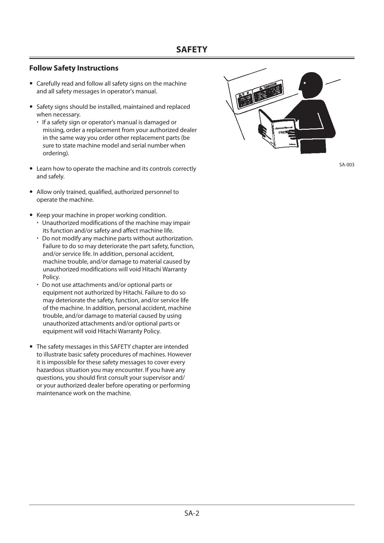 HITACHI ZX70-5G ZX70LC-5G Excavator Troubleshooting +Schematic Technical Manual