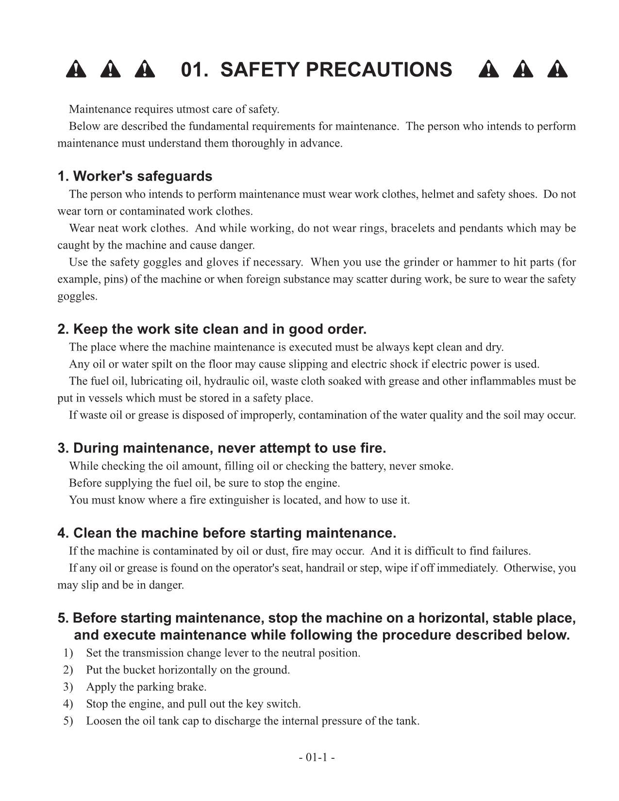 Hitachi LX110-7 LX130-7 LX160-7 LX190-7 LX230-7 Loader Workshop Manual