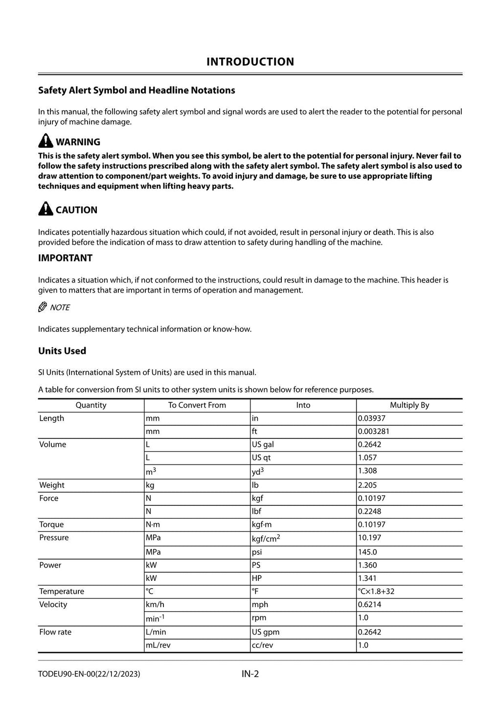 HITACHI ZX85USB-7 Excavator Operational Principle Technical Manual TODEU90-EN-00