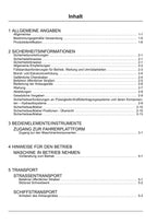 New Holland 420FI 440FI PLUS 470FI PLUS 490FI PLUS Schneidwerk Betriebsanleitung