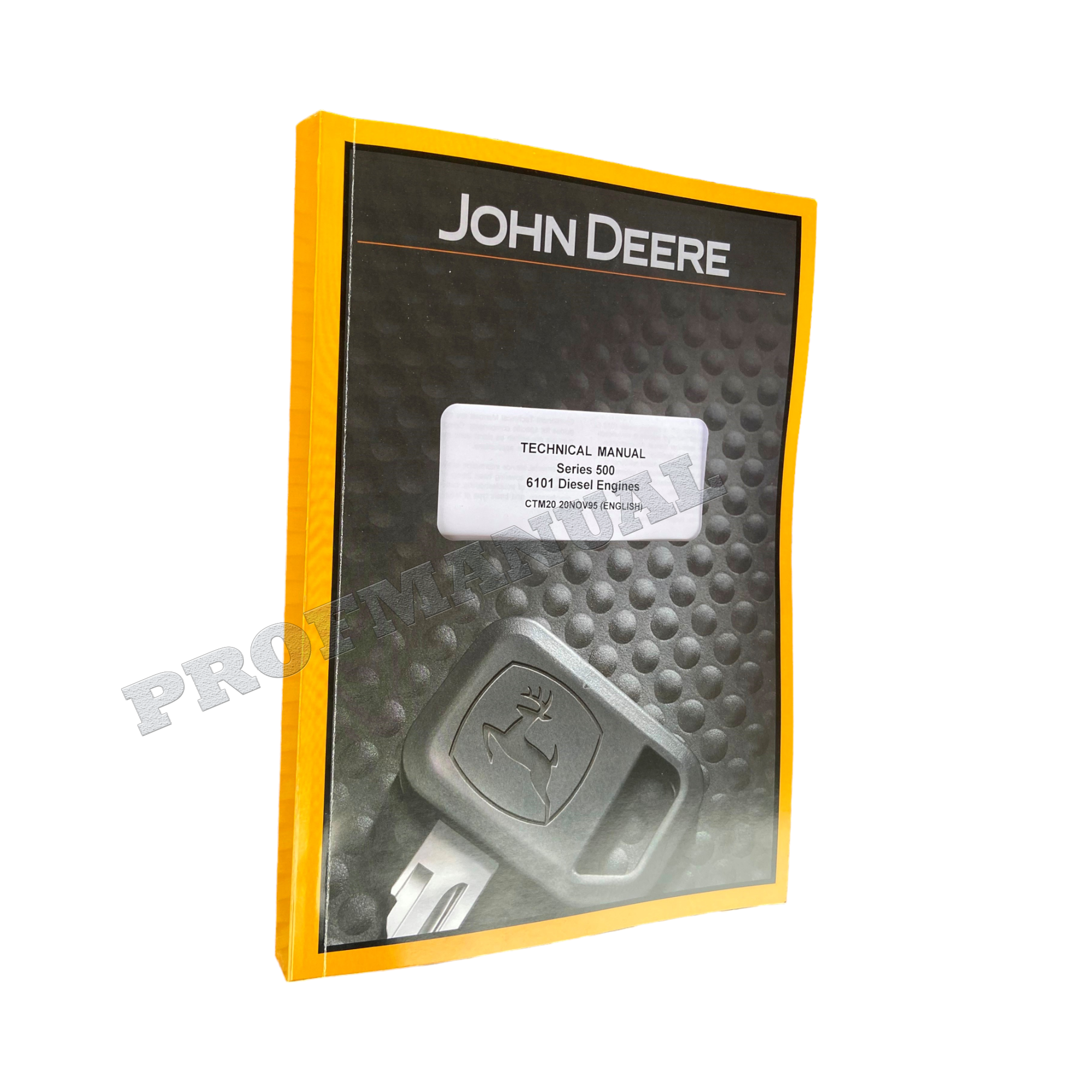 John Deere Series 500 6101 Engine tractor 8560 8760 8960 Service manual CTM20