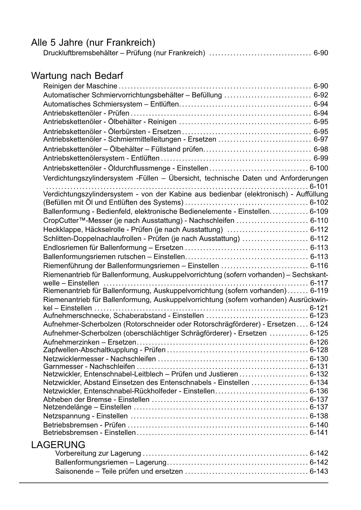 New Holland Roll Belt 150 180 Rundballenpresse Betriebsanleitung 51604848