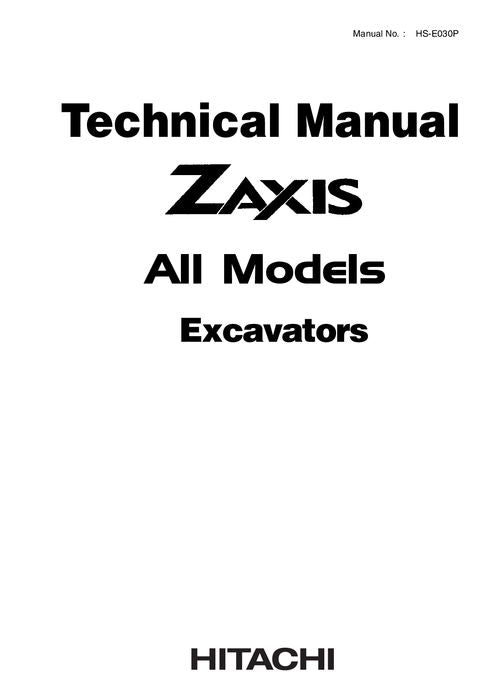 HITACHI ZAXIS 650H 800 850H EX1200-5C EX1900-5 EX2500-5 EX3600-5 EX5500-5 EXCAVATOR SERVICE MANUAL