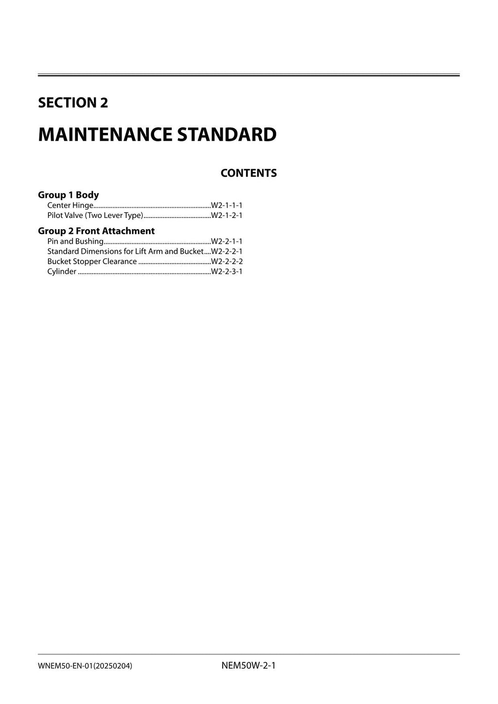 Hitachi ZW250-6 Wheel Loader Workshop Manual