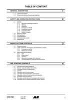 TOUCAN 800 Vertical Lift Maintenance Operation Operators Manual