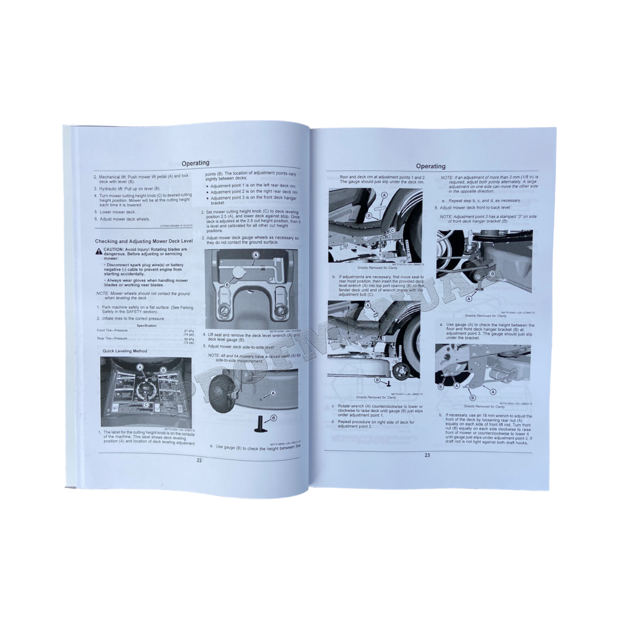 MANUAL DEL OPERADOR DEL TRACTOR JOHN DEERE X570 X580 X584 X590 N.° 2