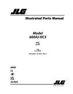 Manual del catálogo de piezas del elevador de pluma JLG 600AJ HC3