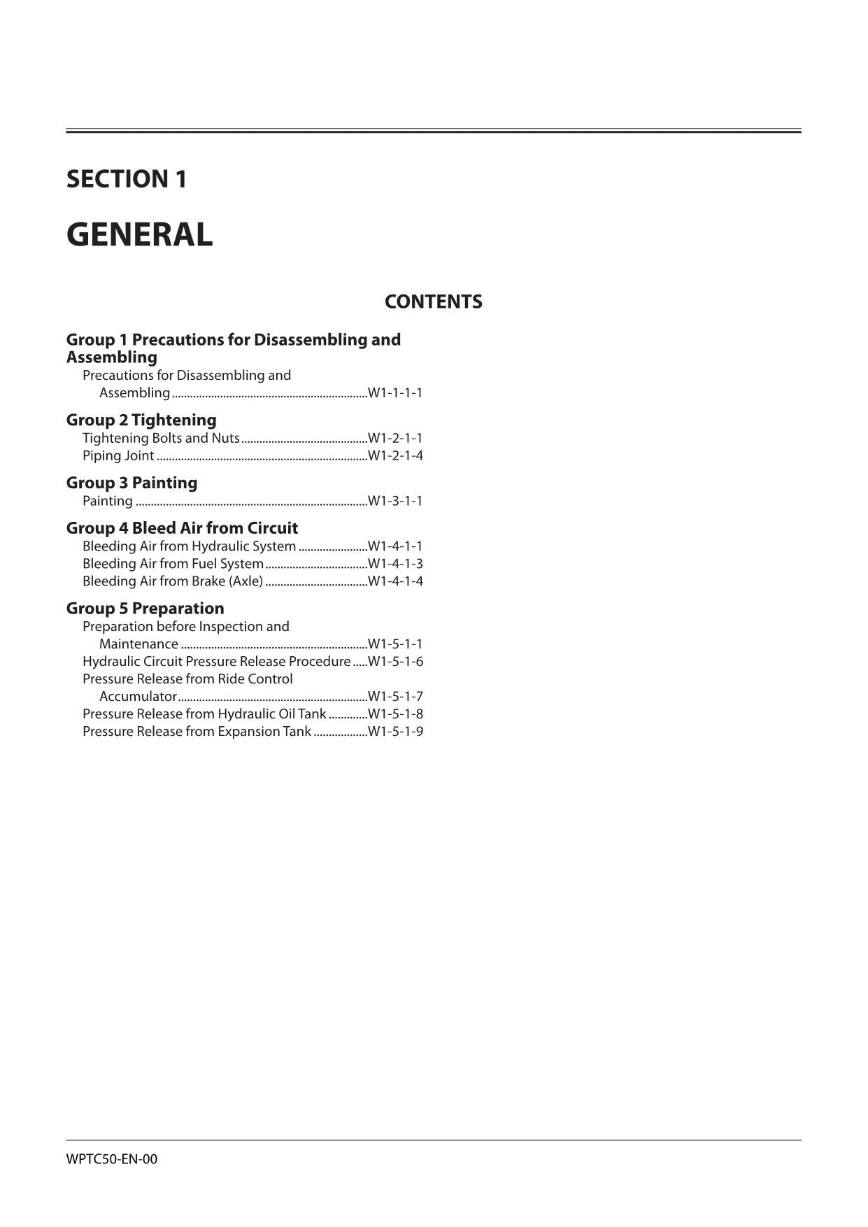 Hitachi ZW150-6 Wheel Loader Workshop Manual