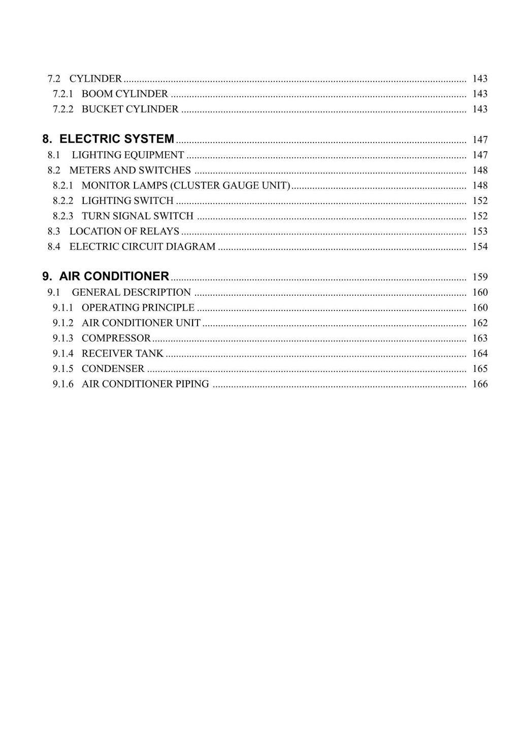 Hitachi LX300-7 LX360E Wheel Loader Technical Manual +Schematics