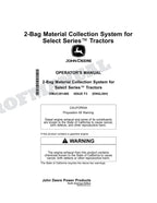 John Deere X330 X584 X390 X380 X370 Tractor Manual del Operador Español