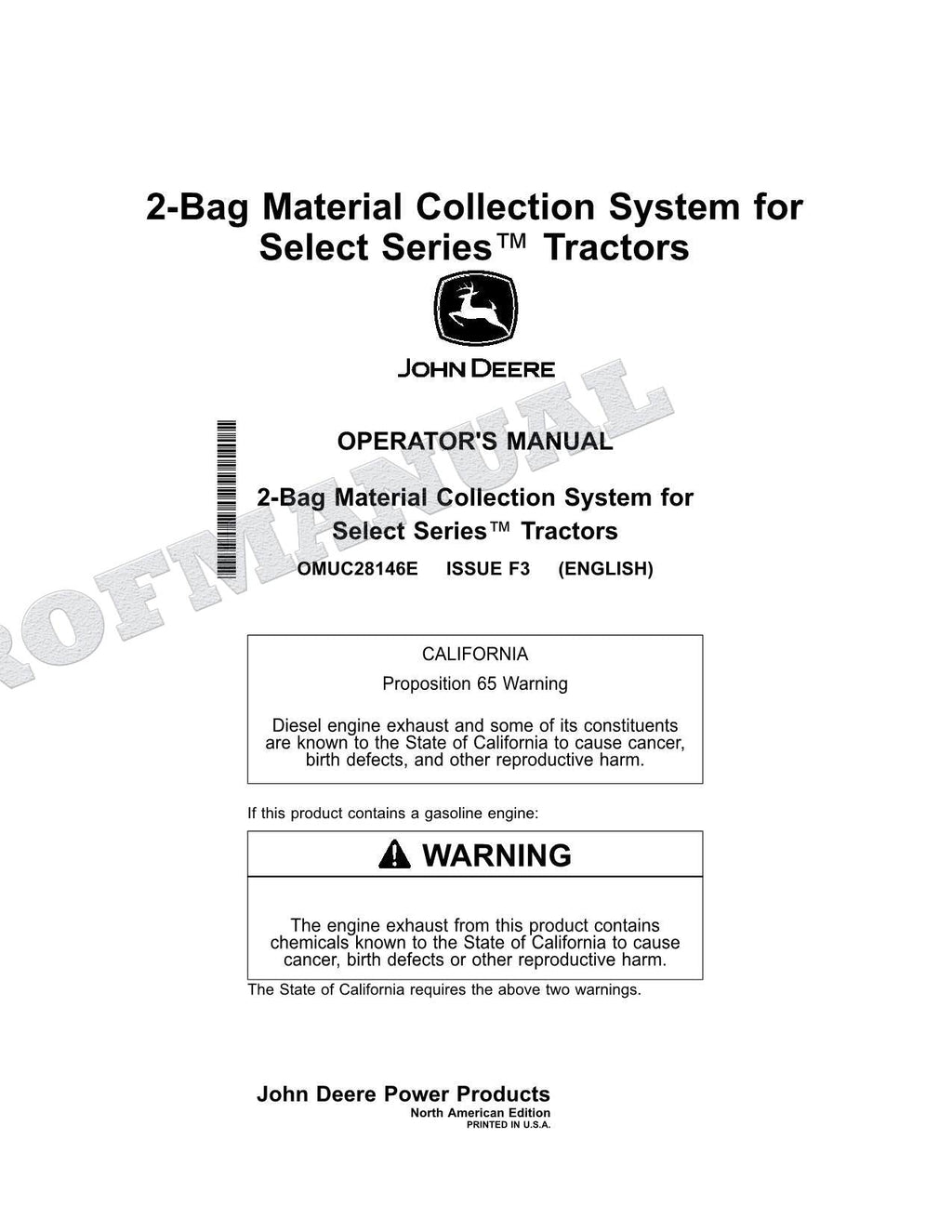 John Deere X590 X580 X394 X570 X384 Tractor Manual del Operador Español