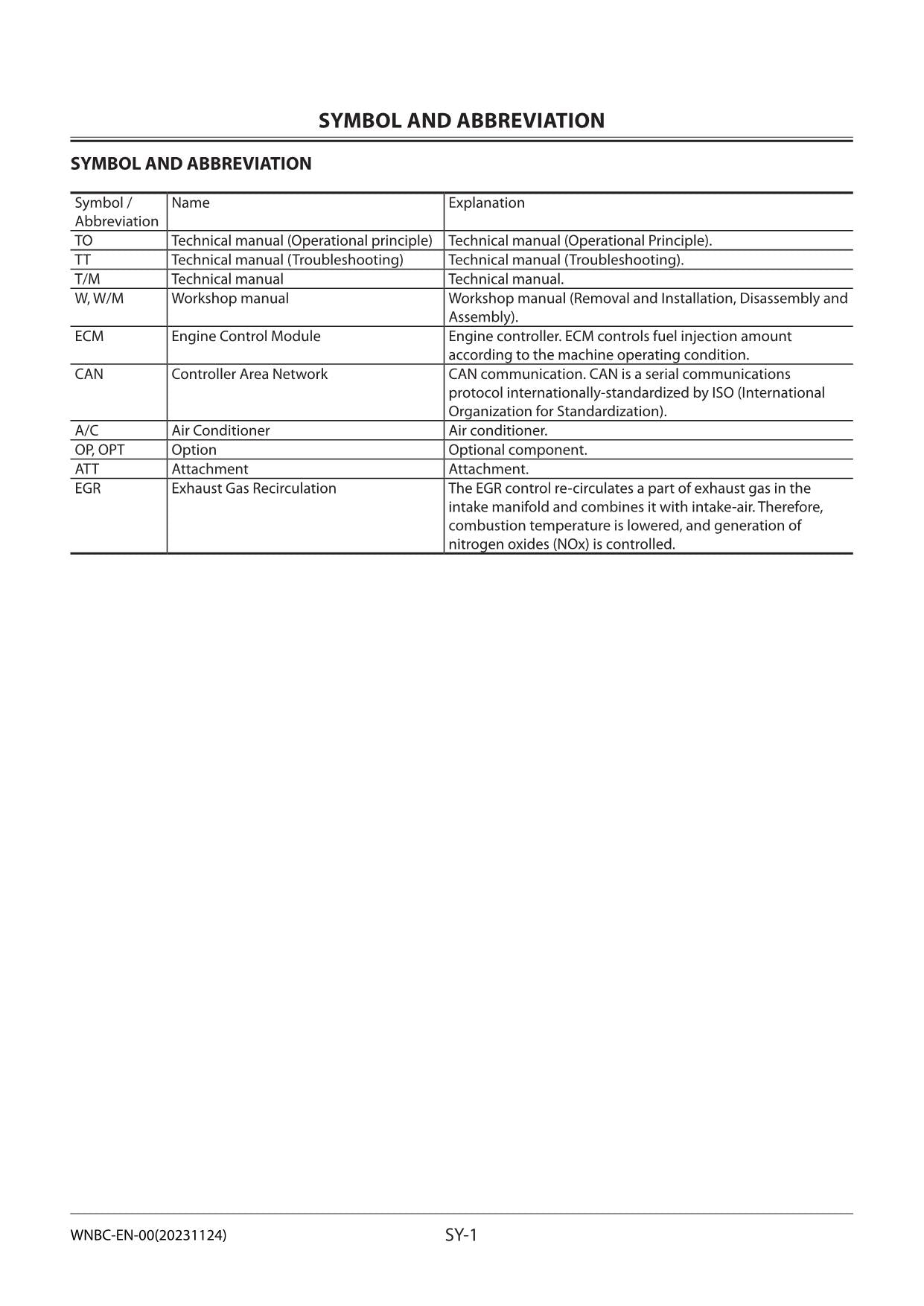 Hitachi ZW40-5B ZW50-5B Wheel Loader Workshop Manual