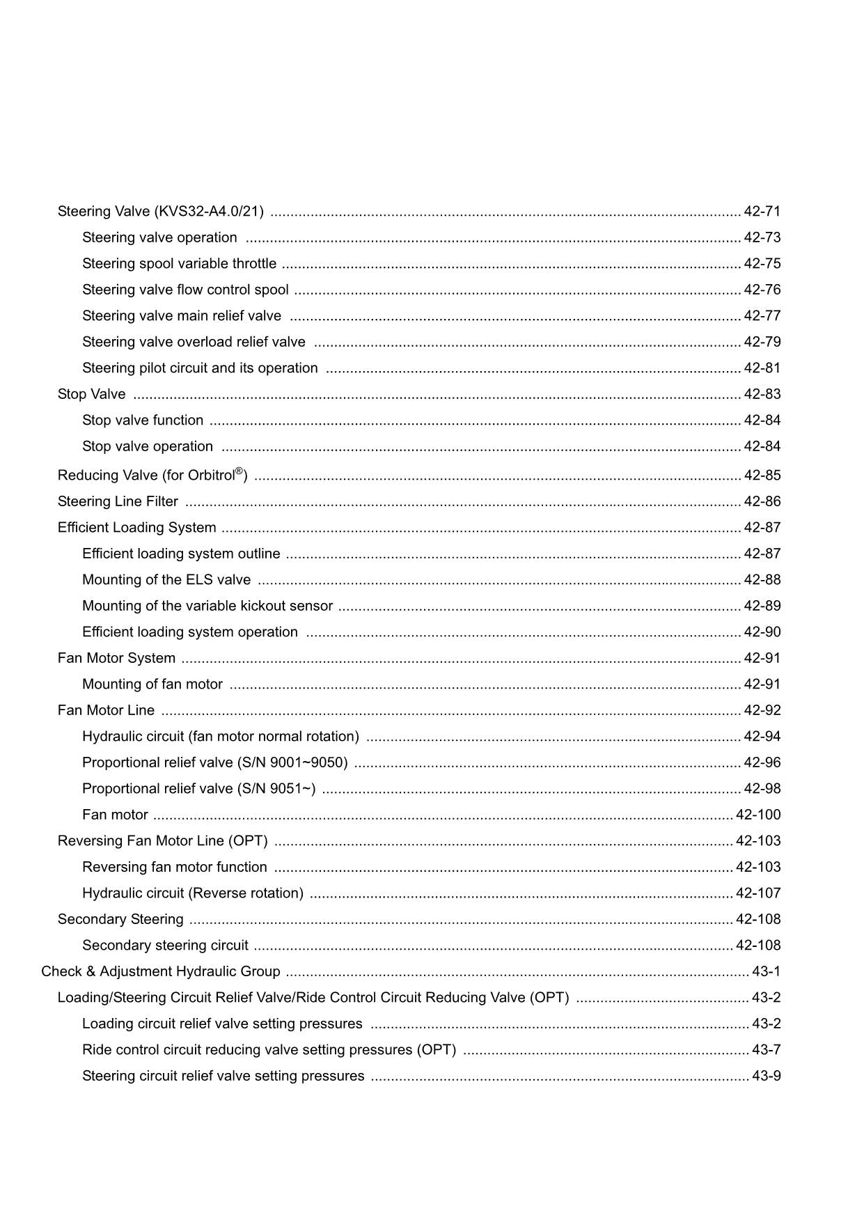 Hitachi ZW550 Wheel Loader Technical Manual Operational Principle TO11C5-E-01