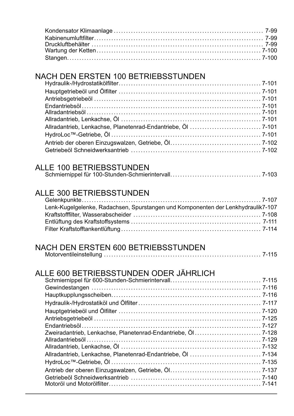 New Holland FR480 FR550 Forage Cruiser Mähdrescher Betriebsanleitung 5943