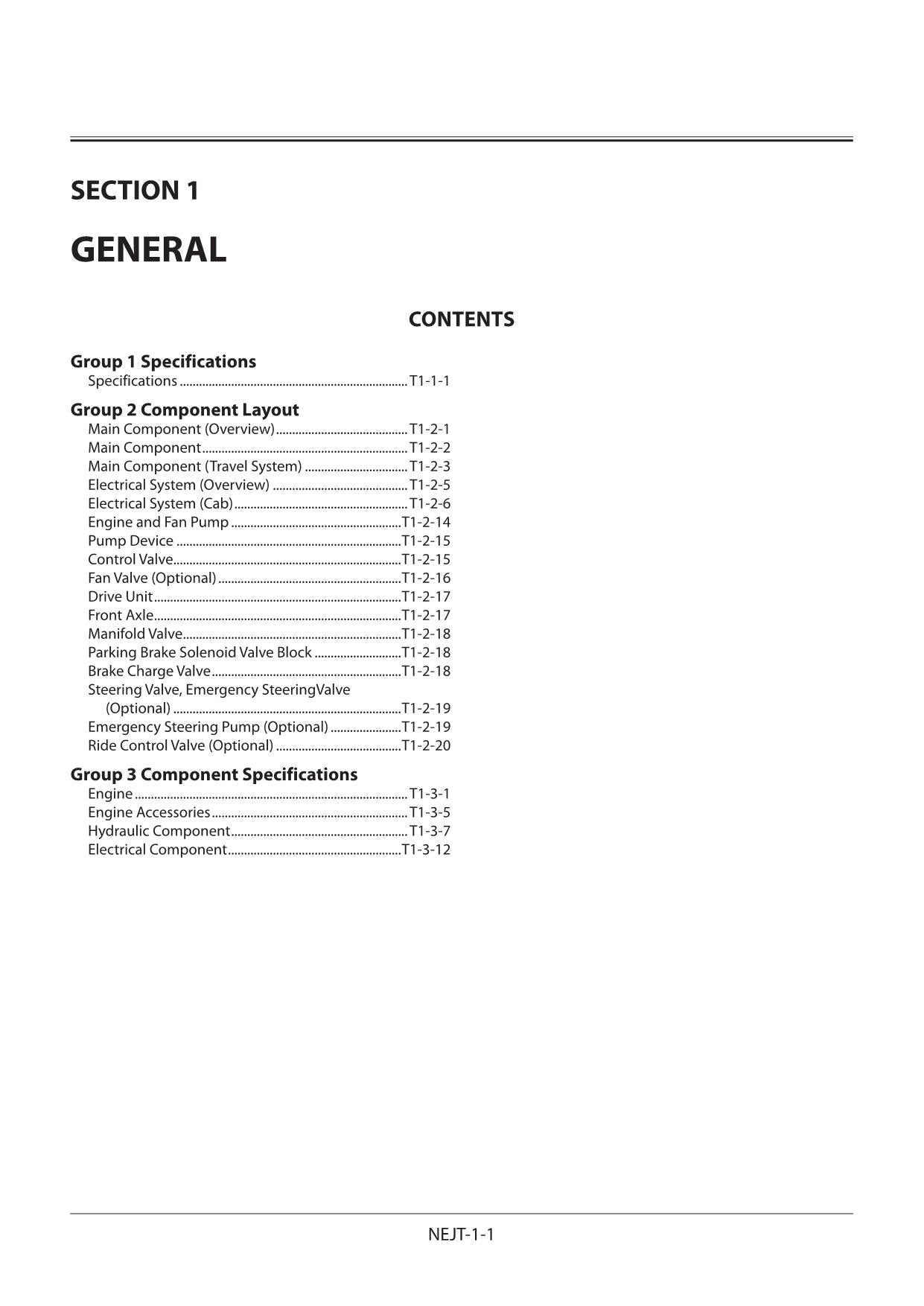 Hitachi ZW220-5A Wheel Loader Technical Manual Operational Principle