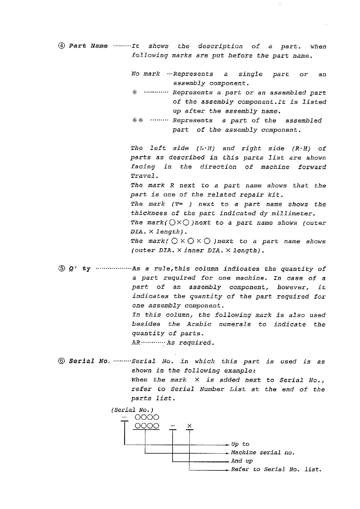 Hitachi FL365-1 Wheel Loader Parts Catalog Manual SN all