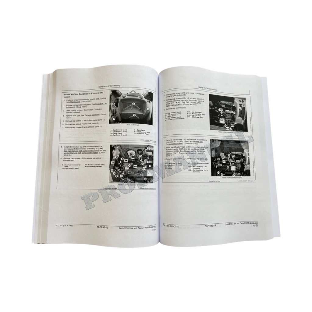 HITACHI ZAXIS 210-5N 210LC-5N EXCAVATOR REPAIR SERVICE MANUAL + !BONUS!