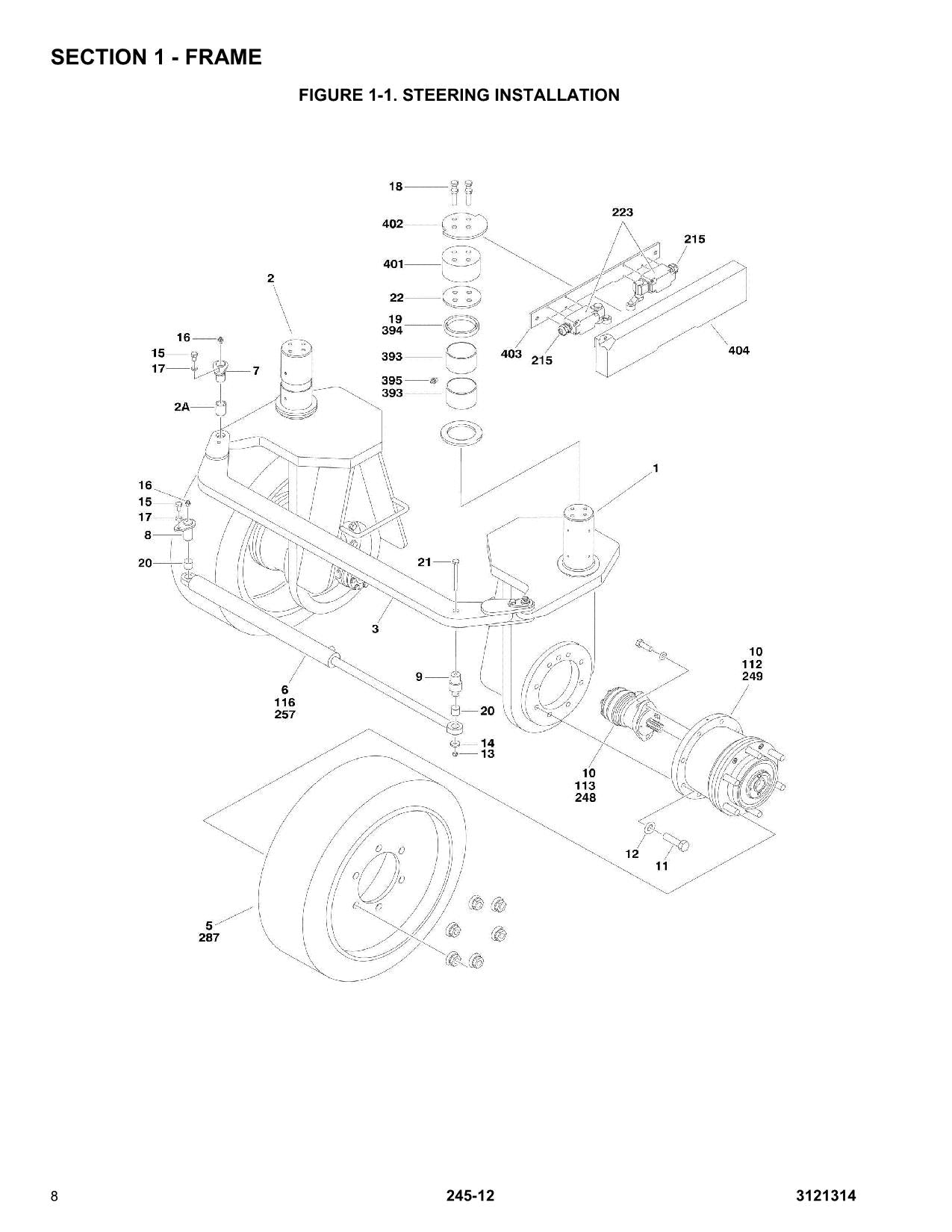 LIFTLUX 245-12 Scissor Lift Parts Catalog Manual