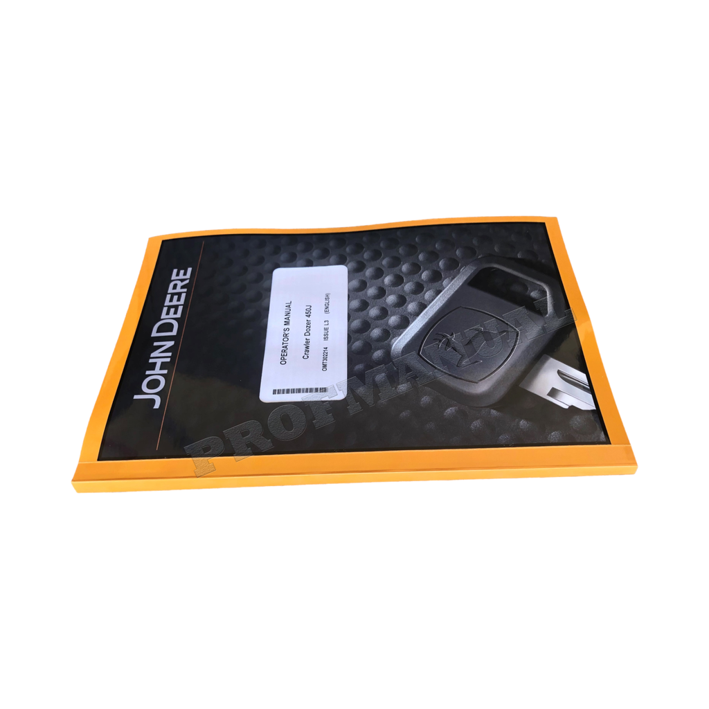 MANUAL DEL OPERADOR DE LA TOPADORA SOBRE ORUGAS JONH DEERE 450J + ¡BONIFICACIÓN! 