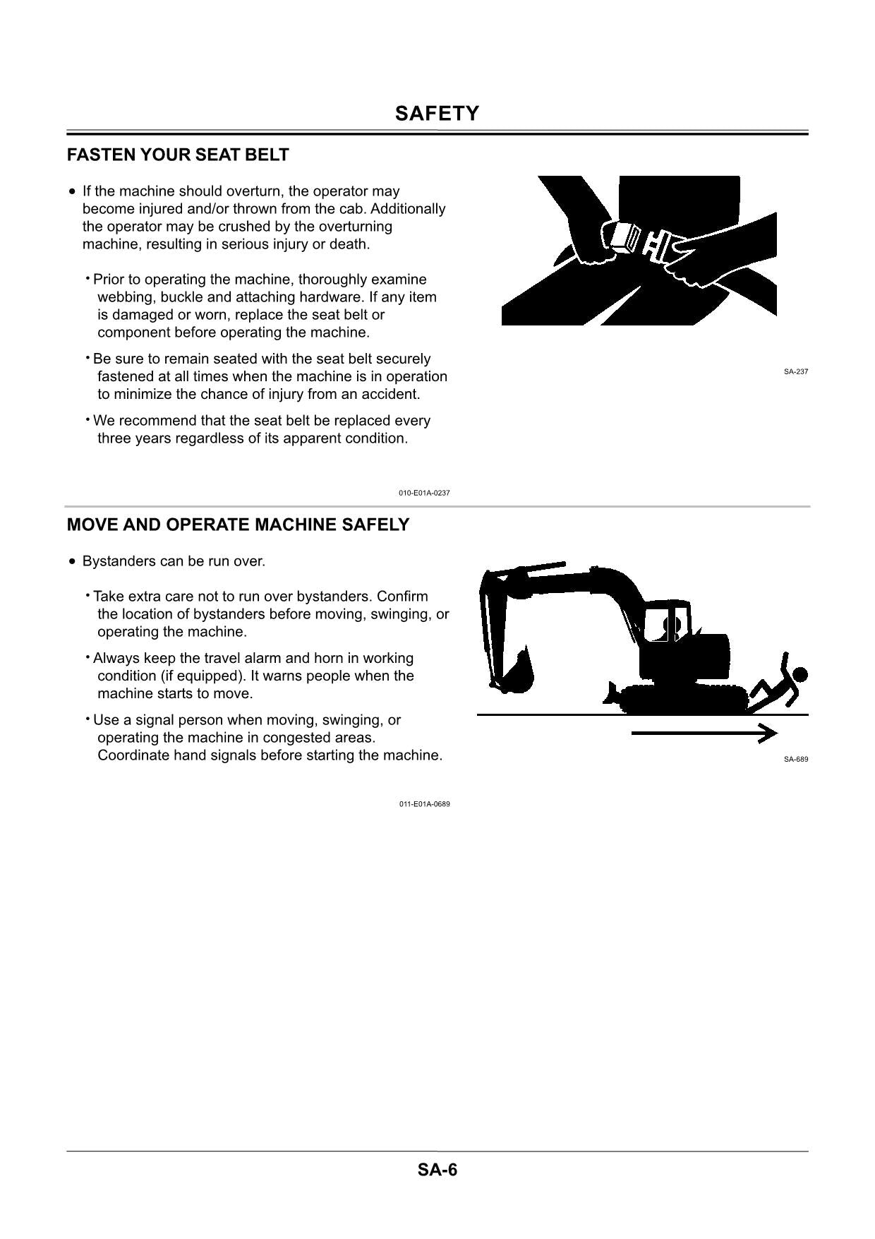 HITACHI EX135UR Excavator Troubleshooting Technical Manual
