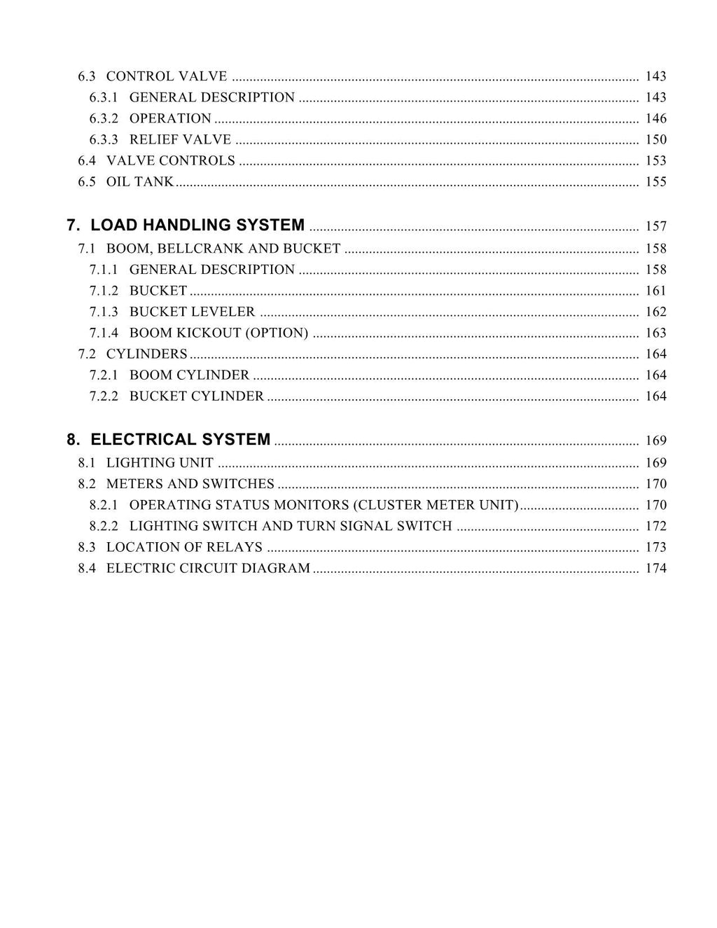 Hitachi LX70-7 LX80-7 Wheel Loader Technical Manual +Schematics KM-TL077E-00