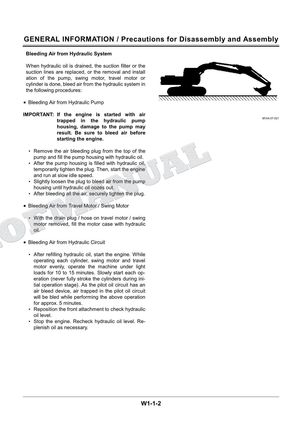 HITACHI EX350LCH-5 EX370-5 EX370HD-5 Excavator Service Repair Workshop manual