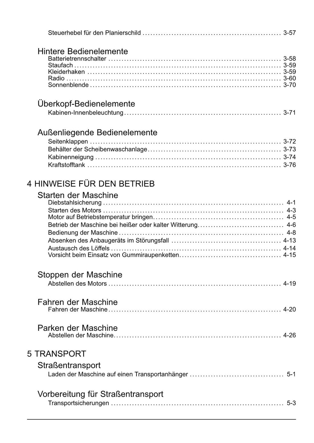 New Holland E60C Minibagger Betriebsanleitung