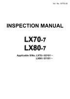 Hitachi LX70-7 LX80-7 Wheel Loader Inspection Manual