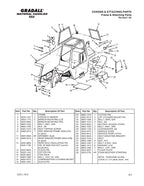 GRADALL JLG 552 554 Telehandler Parts Catalog Manual