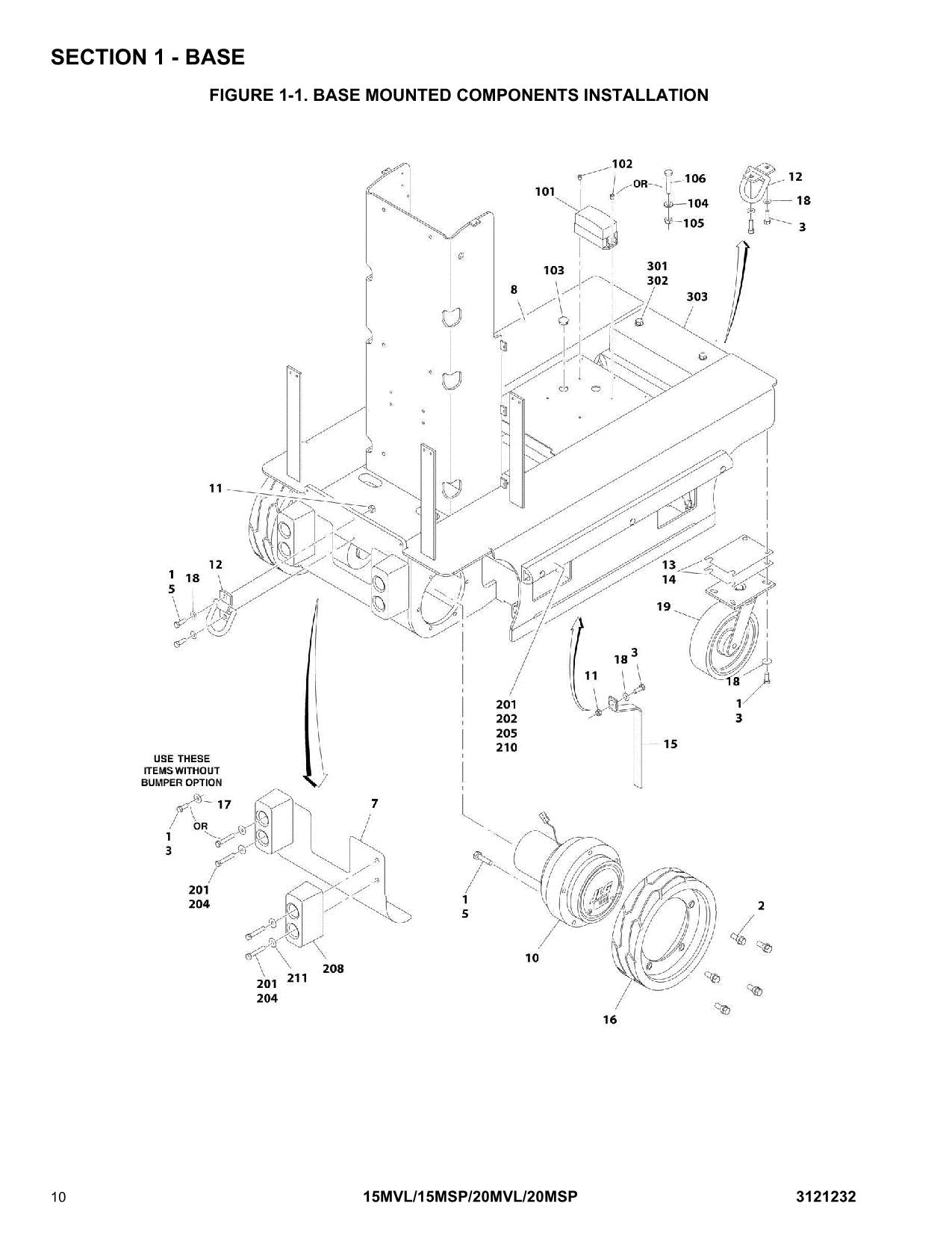 Manual del catálogo de piezas del mástil vertical JLG 15MSP 15MVL 20MSP 20MVL