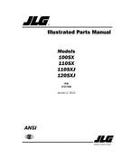 Catálogo de piezas de plataformas elevadoras JLG 100SX 110SX 110SXJ 120SXJ Manual 3121106