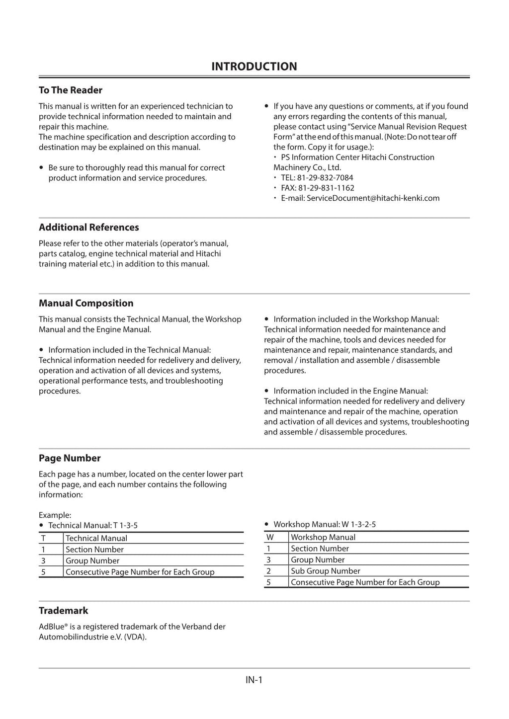 Hitachi ZX10U-6 Excavator Workshop Service Repair manual