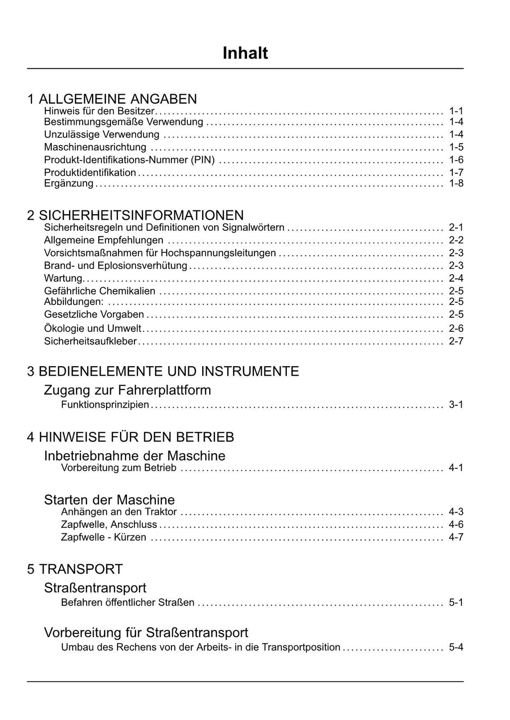 New Holland PROROTOR 420 450 Drehrechen Betriebsanleitung
