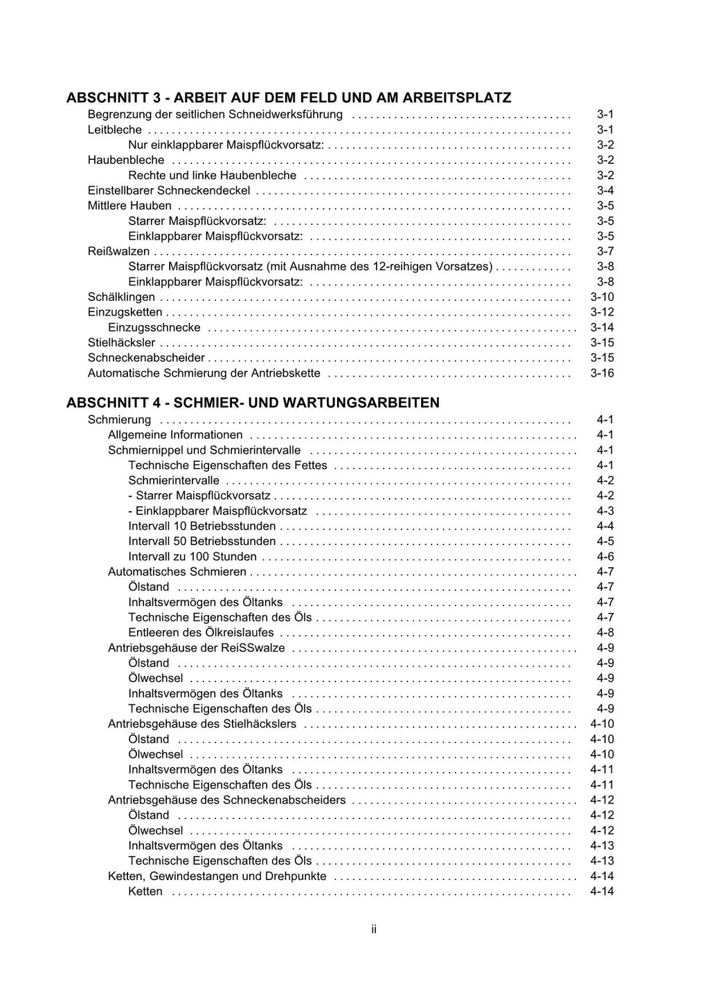 New Holland Starrer Einklappbarer Maispflückvorsatz Betriebsanleitung