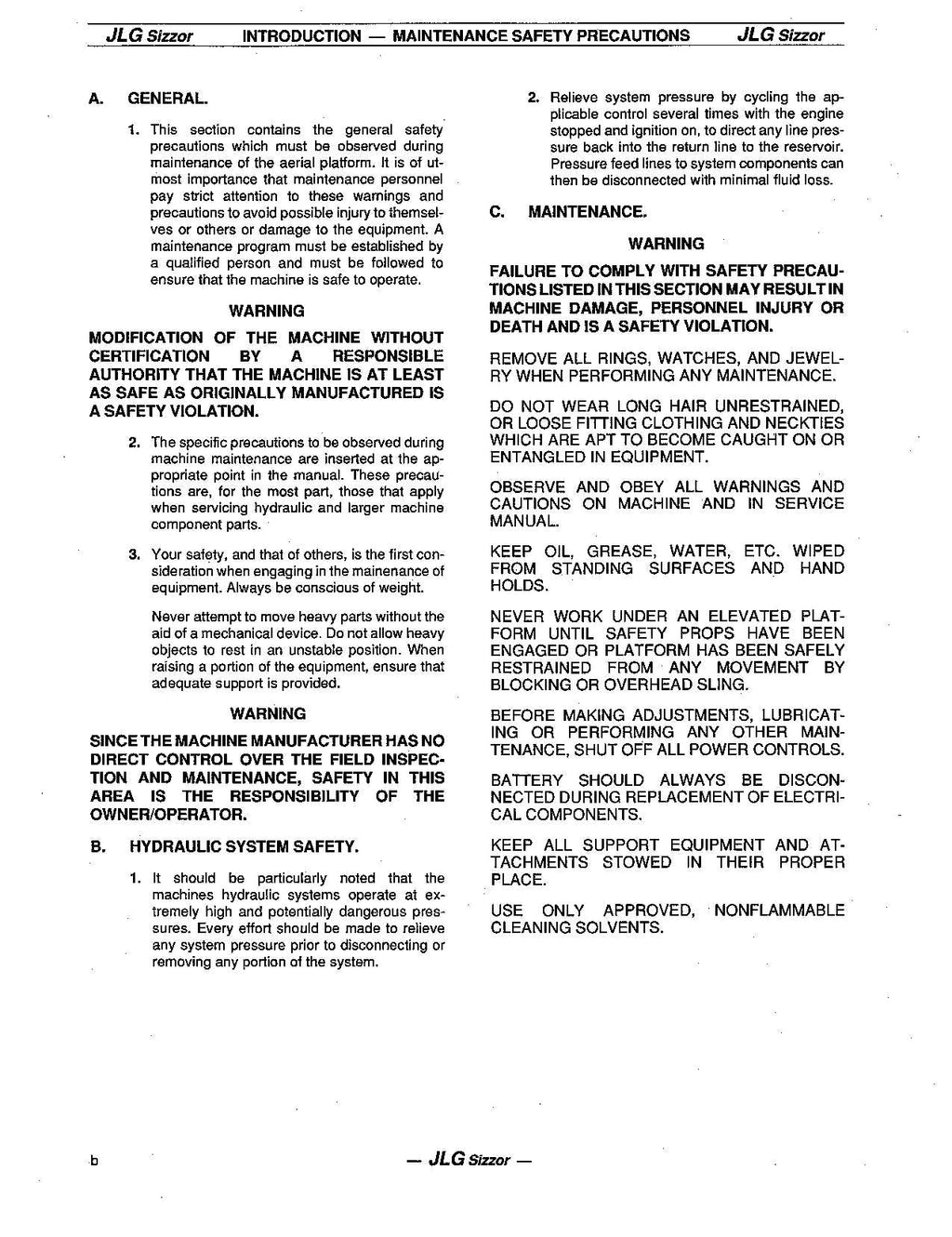 JLG CM1432 CM1432PLUS CM1732 Lift Operation Parts Catalog Service Manual