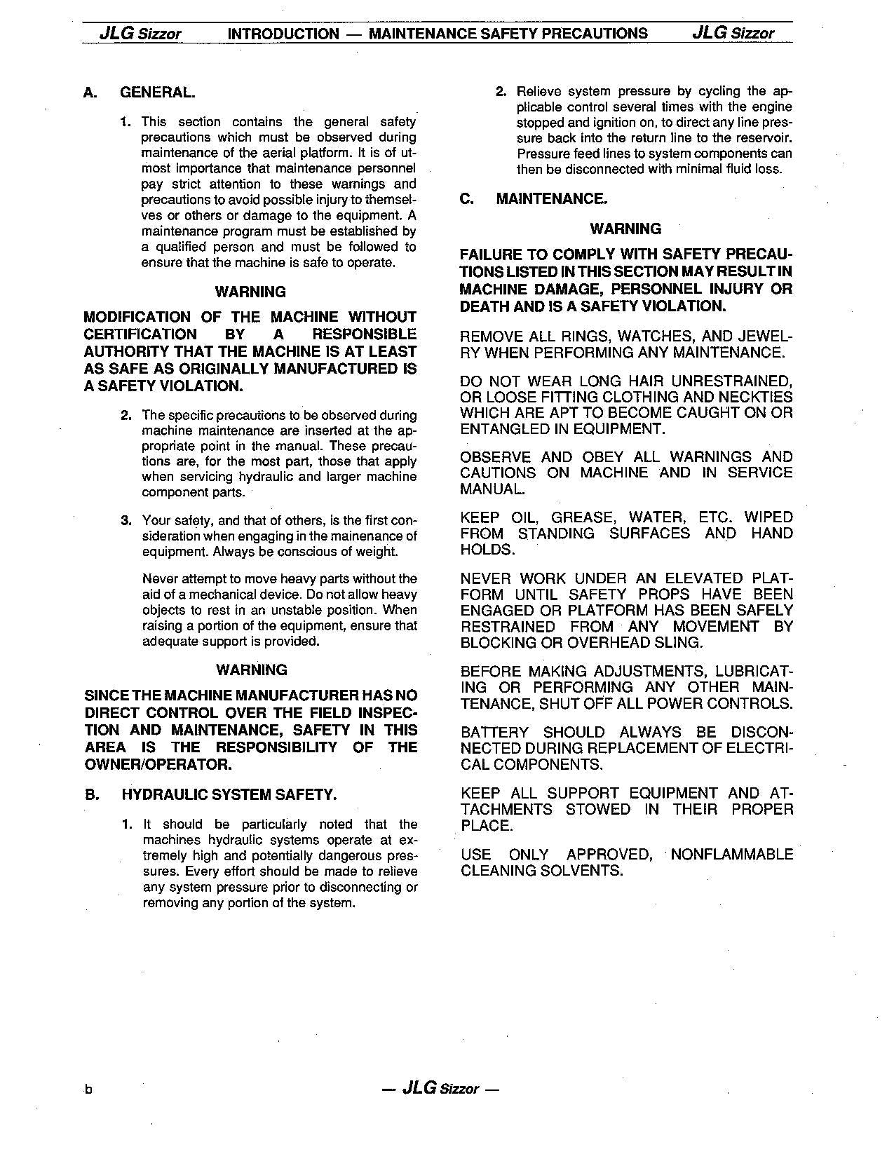 JLG CM1432 CM1432PLUS CM1732 Lift Operation Parts Catalog Service Manual